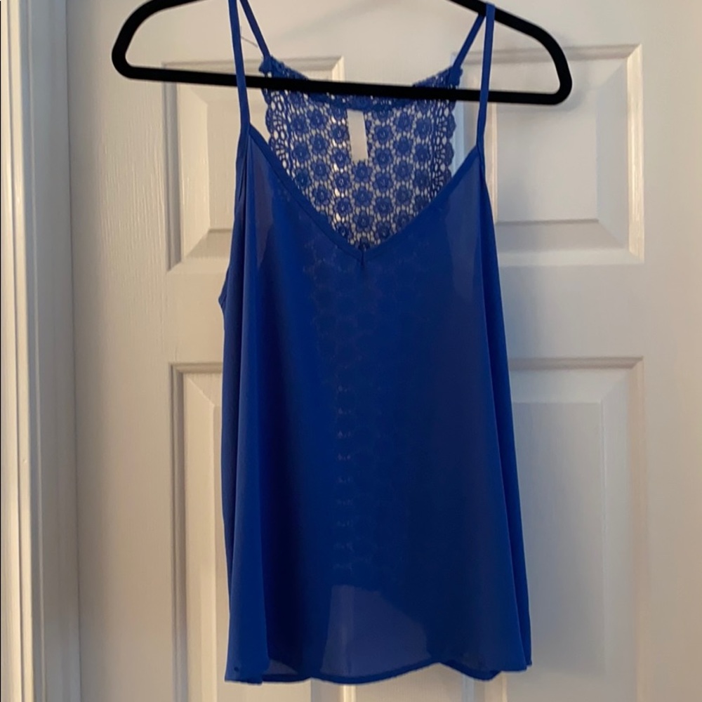 Blue tank